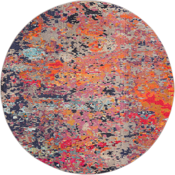 Unique Loom Vivid Collection Area Rug - Ahmedabad