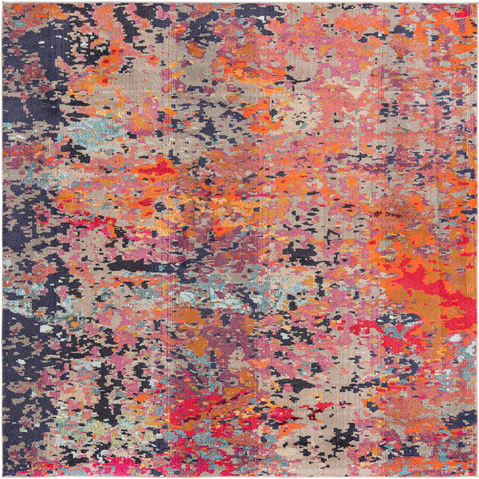Unique Loom Vivid Collection Area Rug - Ahmedabad