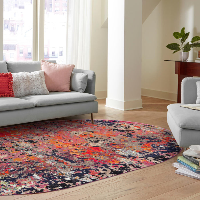 Unique Loom Vivid Collection Area Rug - Ahmedabad