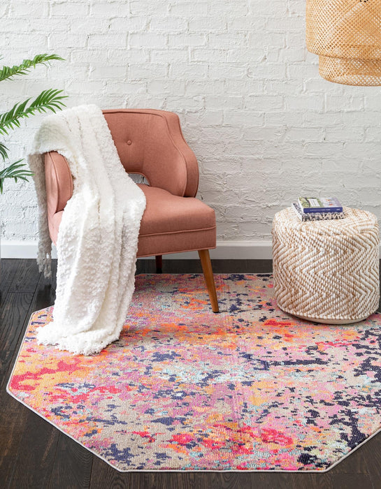 Unique Loom Vivid Collection Area Rug - Ahmedabad