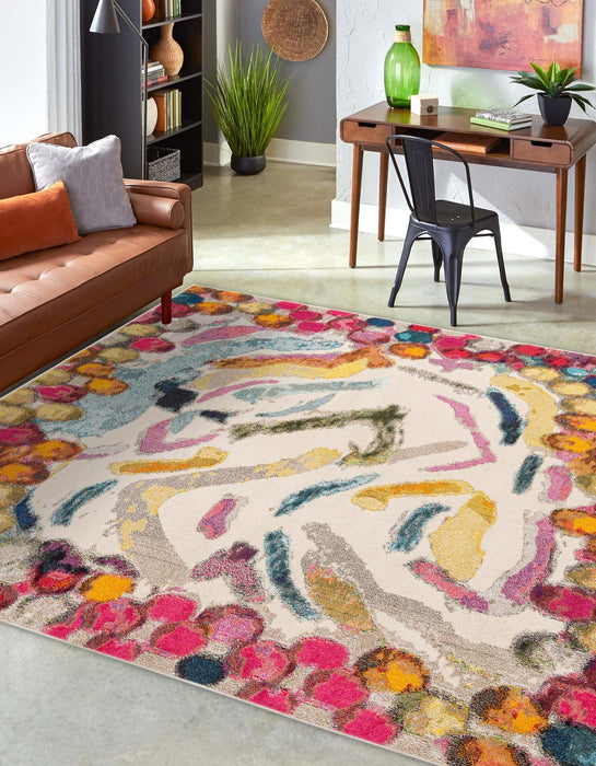 Unique Loom Vivid Collection Area Rug - Jaipur