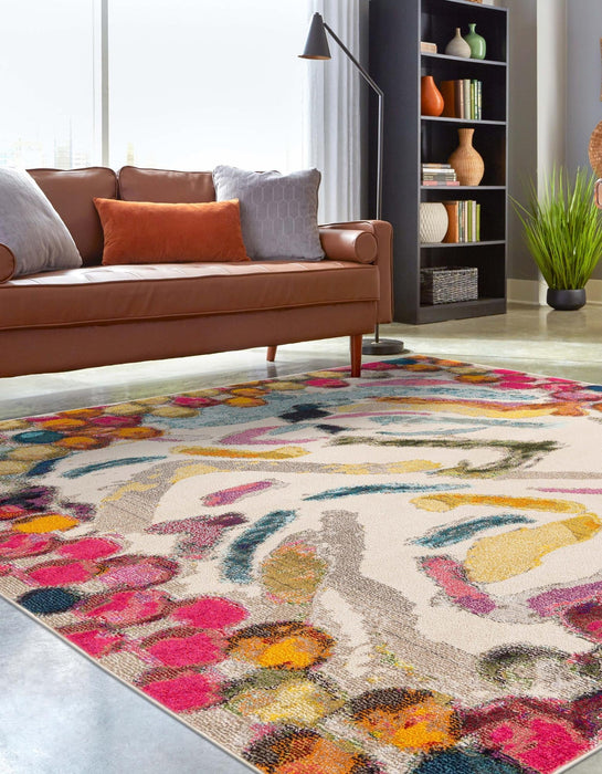 Unique Loom Vivid Collection Area Rug - Jaipur