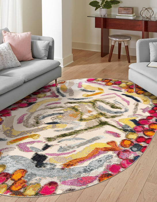 Unique Loom Vivid Collection Area Rug - Jaipur