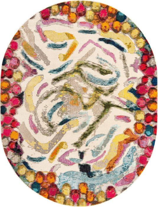 Unique Loom Vivid Collection Area Rug - Jaipur