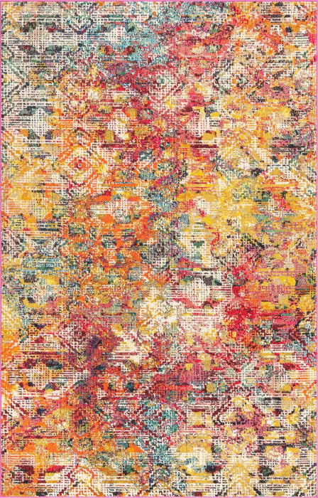 Unique Loom Vivid Collection Area Rug - Bengaluru