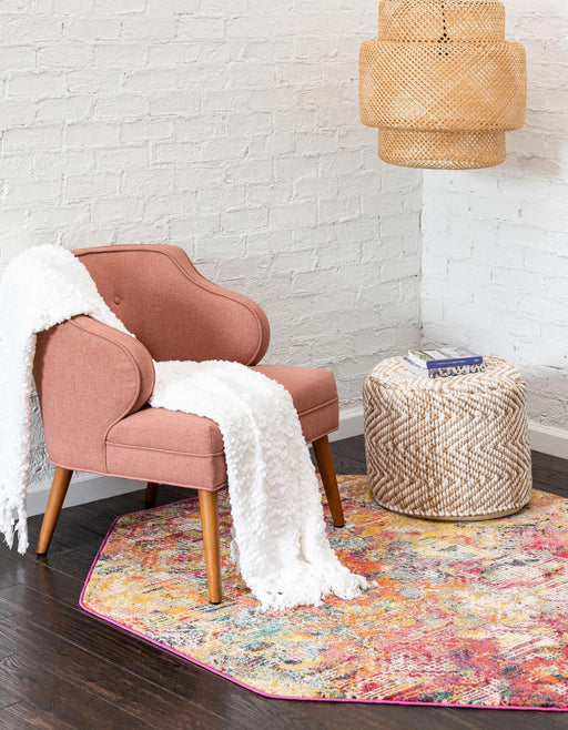 Unique Loom Vivid Collection Area Rug - Bengaluru