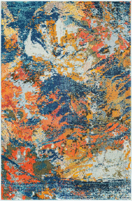 Unique Loom Vivid Collection Area Rug - Pune