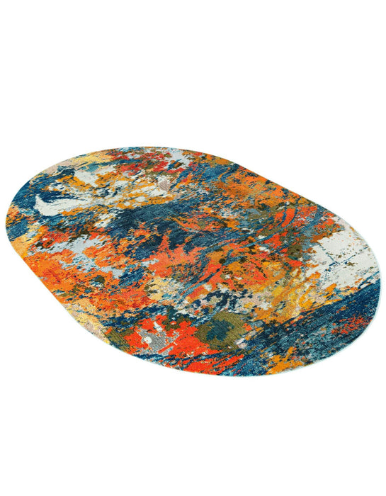 Unique Loom Vivid Collection Area Rug - Pune