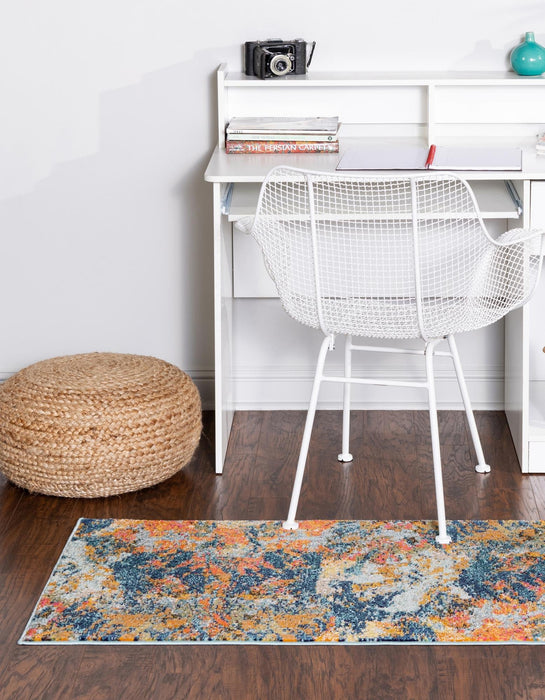 Unique Loom Vivid Collection Area Rug - Pune