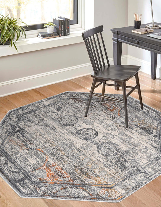 Unique Loom Finsbury Collection Area Rug - Charlotte