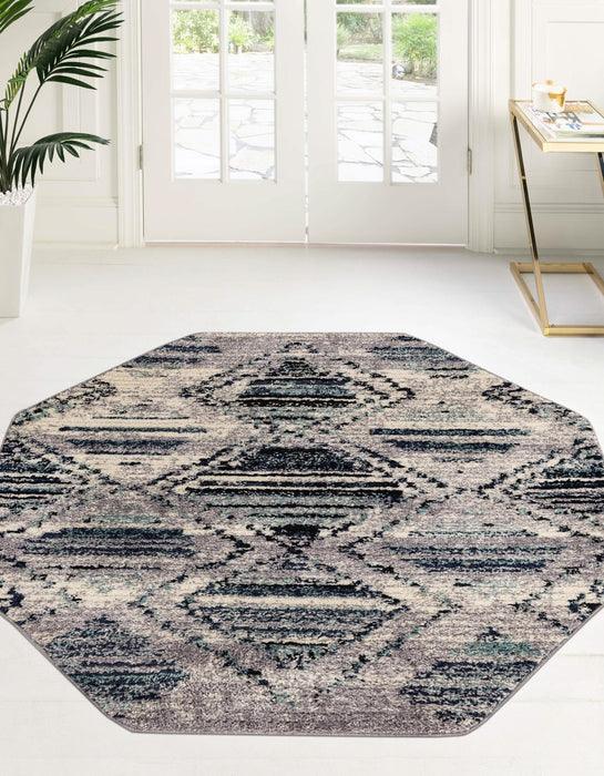 Unique Loom Tagine Collection Area Rug - Raja