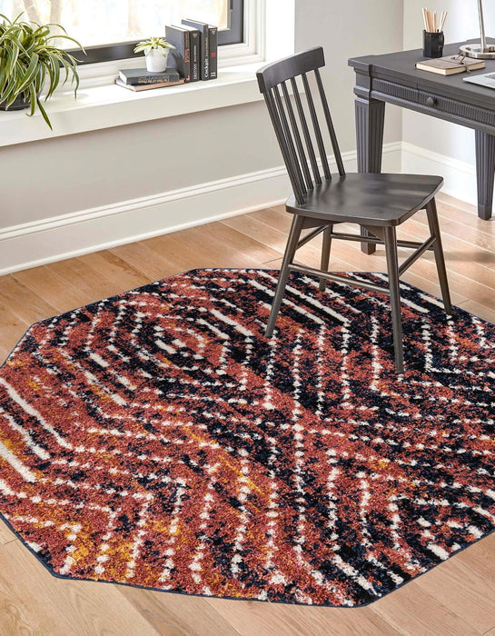 Unique Loom Tagine Collection Area Rug - Safiya