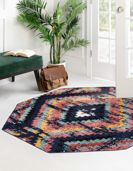 Unique Loom Tagine Collection Area Rug - Seema