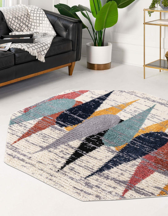 Unique Loom Tagine Collection Area Rug - Hafida