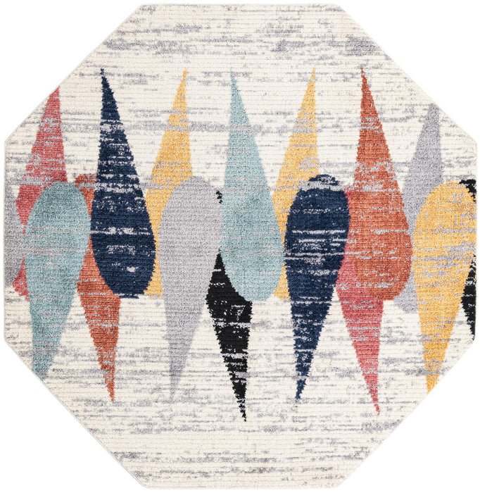 Unique Loom Tagine Collection Area Rug - Hafida