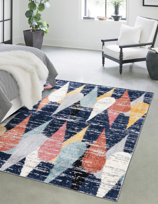 Unique Loom Tagine Collection Area Rug - Hafida