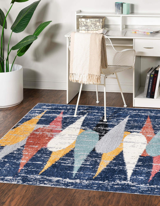 Unique Loom Tagine Collection Area Rug - Hafida