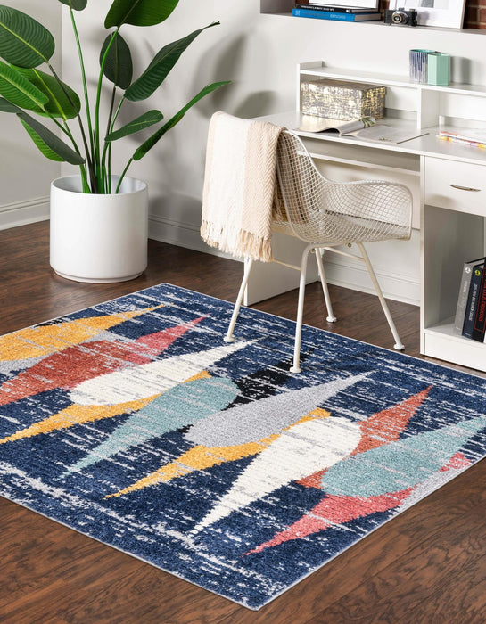 Unique Loom Tagine Collection Area Rug - Hafida