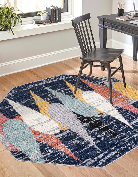 Unique Loom Tagine Collection Area Rug - Hafida
