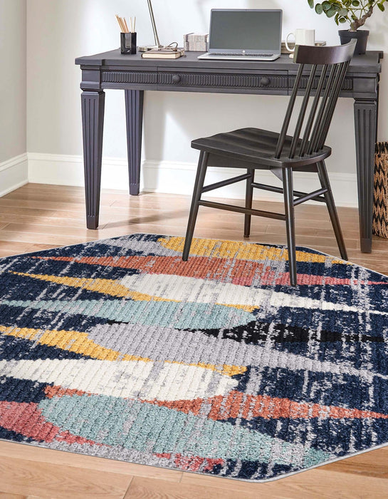 Unique Loom Tagine Collection Area Rug - Hafida