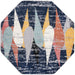 Unique Loom Tagine Collection Area Rug - Hafida