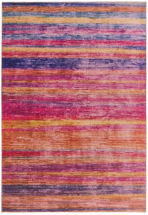 Unique Loom Asha Collection Area Rug - Rosas