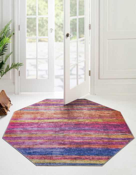 Unique Loom Asha Collection Area Rug - Rosas