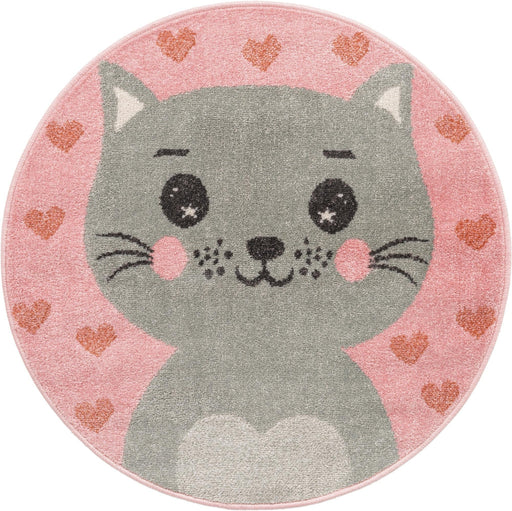 Unique Loom Whimsy Kids Collection Area Rug - Meow