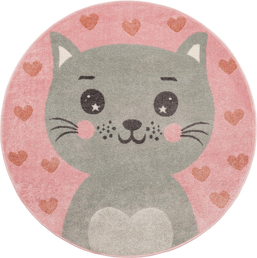 Unique Loom Whimsy Kids Collection Area Rug - Meow