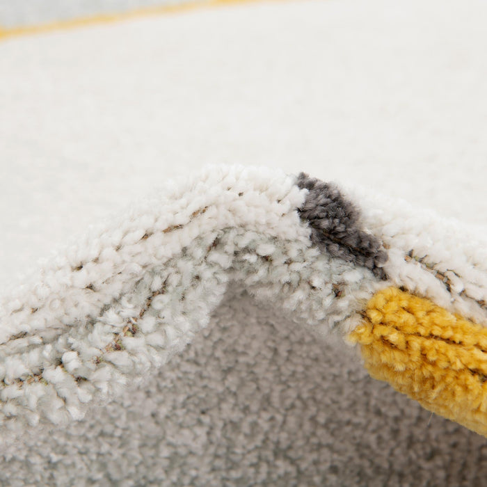 Unique Loom Whimsy Kids Collection Area Rug - Smiling Sunshine