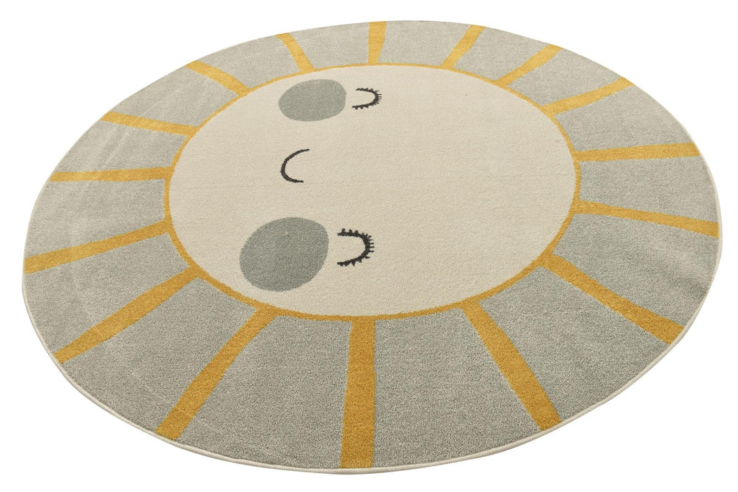 Unique Loom Whimsy Kids Collection Area Rug - Smiling Sunshine