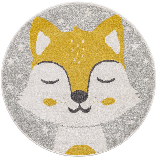 Unique Loom Whimsy Kids Collection Area Rug - Fox