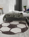 Unique Loom Whimsy Kids Collection Area Rug - Soccer Ball