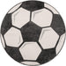 Unique Loom Whimsy Kids Collection Area Rug - Soccer Ball