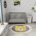Unique Loom Whimsy Kids Collection Area Rug - Friendly Lion