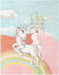 Unique Loom Whimsy Kids Collection Area Rug - Jolly Unicorn