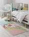 Unique Loom Whimsy Kids Collection Area Rug - Jolly Unicorn