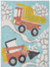 Unique Loom Whimsy Kids Collection Area Rug - Trucks