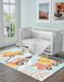 Unique Loom Whimsy Kids Collection Area Rug - Trucks