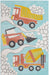 Unique Loom Whimsy Kids Collection Area Rug - Trucks