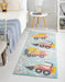 Unique Loom Whimsy Kids Collection Area Rug - Trucks