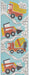 Unique Loom Whimsy Kids Collection Area Rug - Trucks
