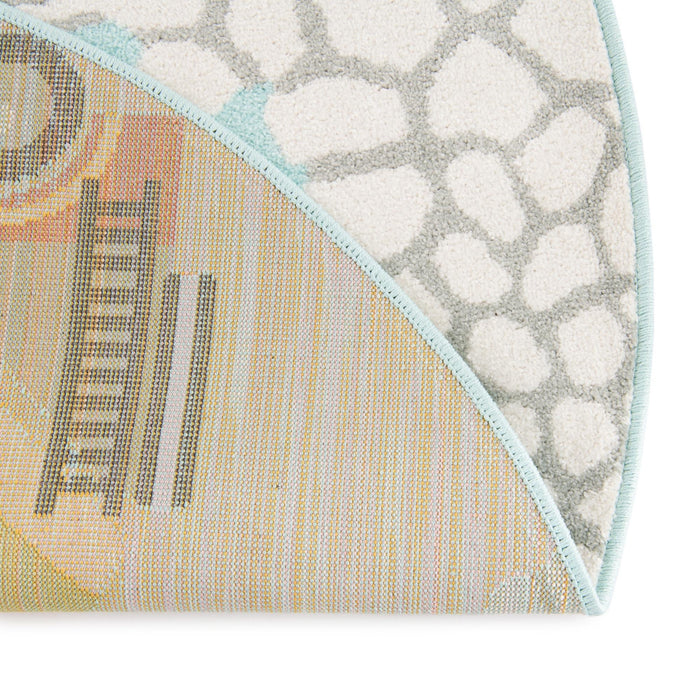 Unique Loom Whimsy Kids Collection Area Rug - Trucks