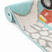 Unique Loom Whimsy Kids Collection Area Rug - Trucks