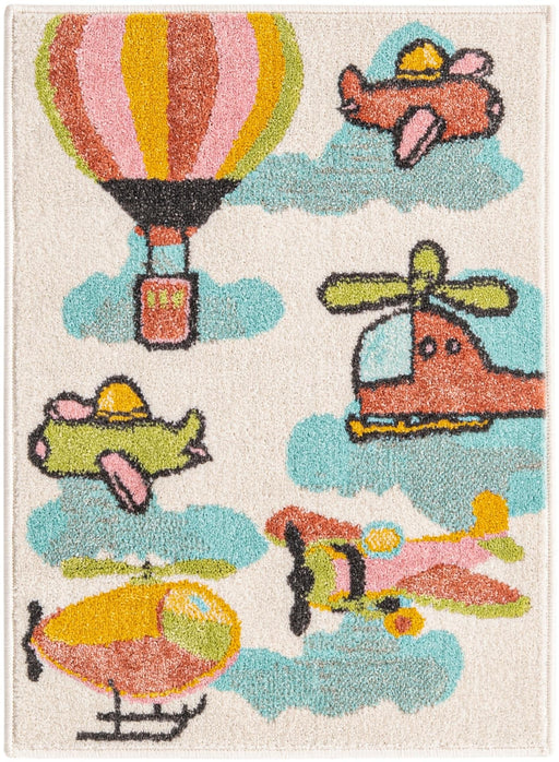 Unique Loom Whimsy Kids Collection Area Rug - Flying High