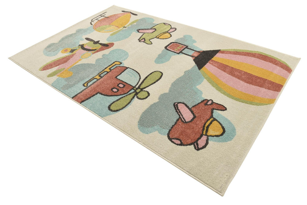 Unique Loom Whimsy Kids Collection Area Rug - Flying High