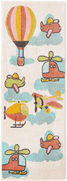 Unique Loom Whimsy Kids Collection Area Rug - Flying High