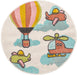 Unique Loom Whimsy Kids Collection Area Rug - Flying High