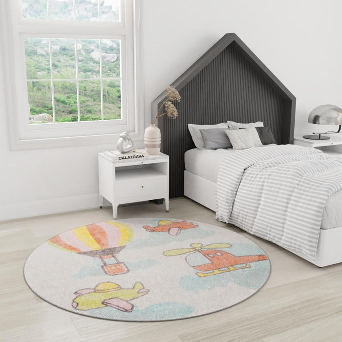 Unique Loom Whimsy Kids Collection Area Rug - Flying High