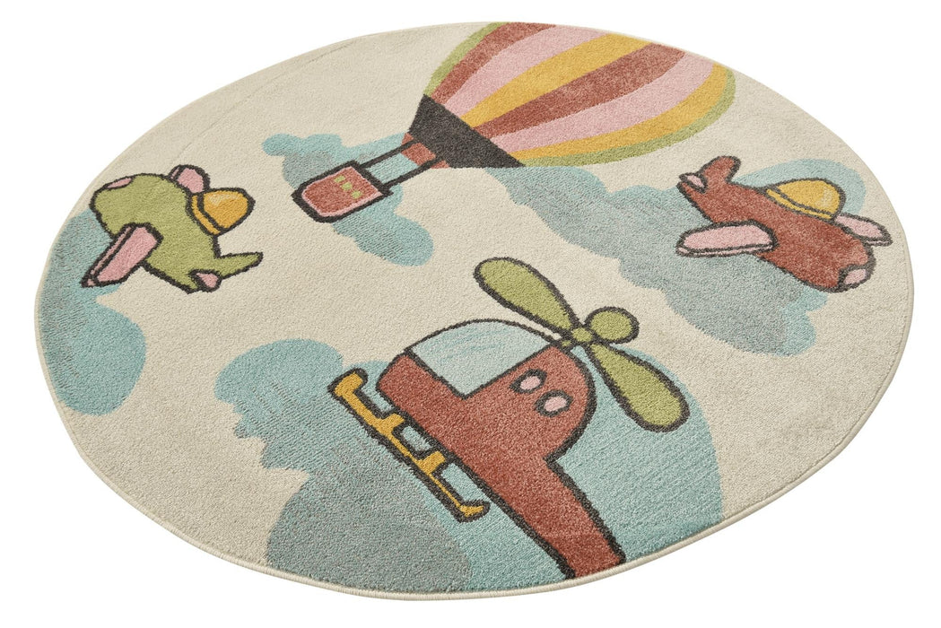 Unique Loom Whimsy Kids Collection Area Rug - Flying High